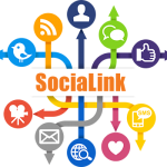 Image of SociaLink logo - social media local online marketing